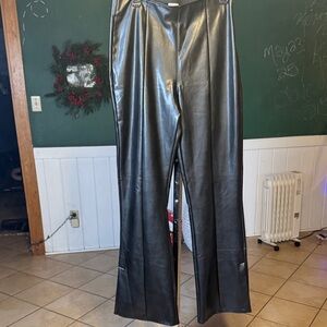 Abercrombie & Fitch NWT Black Vegan Leather Pants